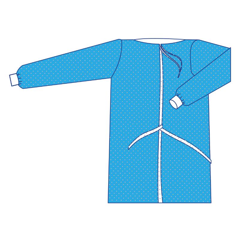 Халат хірургічний Taipan-Pharm стерильний СГ/М/ПЕ-93 г/м2 L (TPS0910132)